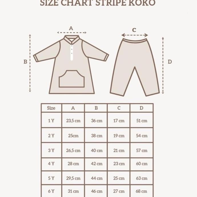 Little Palmerhaus Stripe Koko Safron Baju Koko Anak