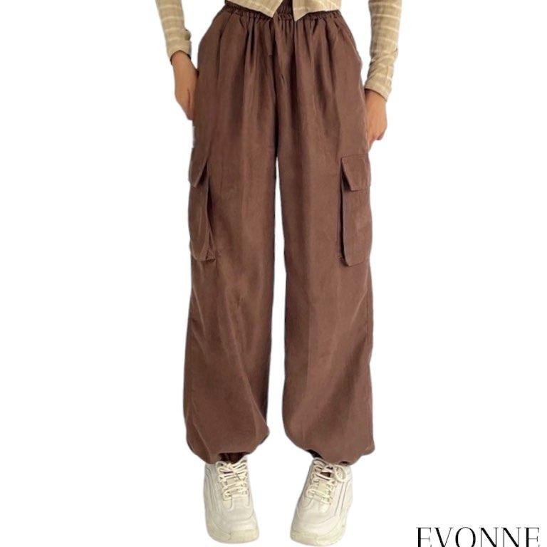 Baru Evonne Bawahan Celana Wanita Joger Artha Pants Kulot Celana Polyester Premium Jumbo E-267 Cod