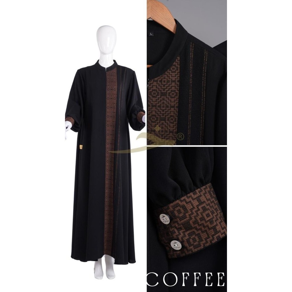 Rafhanah Gamis Jetblack - Khadijah Indonesia #Ayranashwa