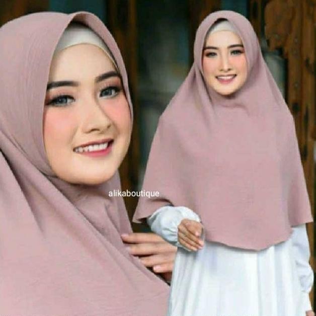 Jilbab Instan Bergo Crinkle Pet / Bergo Crinkle Airflow Pet Premium