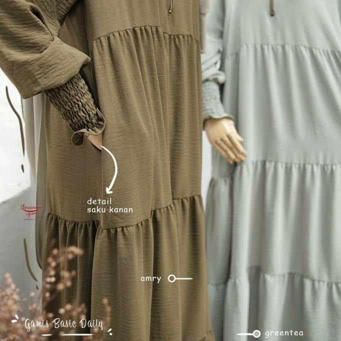 Gamis Basic Daily By Khumaira Syari