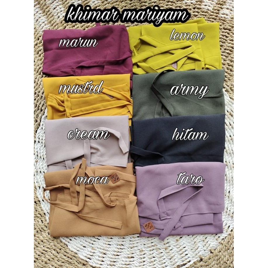 Bergo Maryam Ori Husna By Sugih Jaya Jilbab Maryam