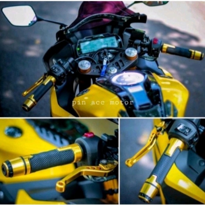 Baru HandGrip Gas Motor AGV Italy Ninja R RR R15 V2 V3 V4 GSX R25 CB CBR