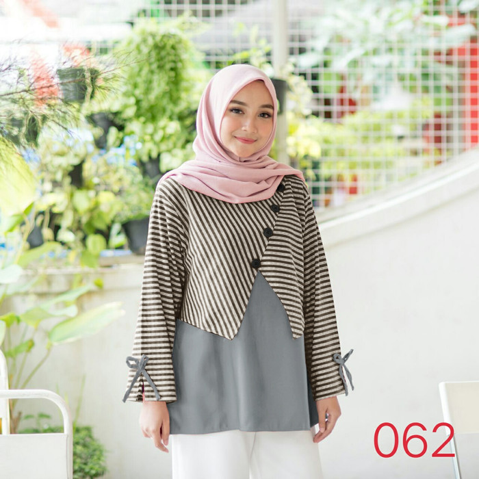 Baju Muslim Lengan Panjang Gamis Syarii Kaos Mukena Hijab TerlarisR142024A