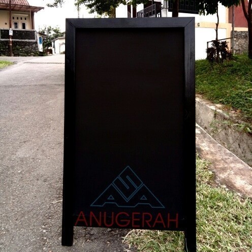 

Worth It!!! Chalkboard Menu 50*80Cm Standing Papan Tulis Kapur