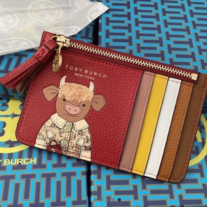 

Torry Burch Card Holder Ozzie Ox (2021 Edition) 100% New 100% Authent