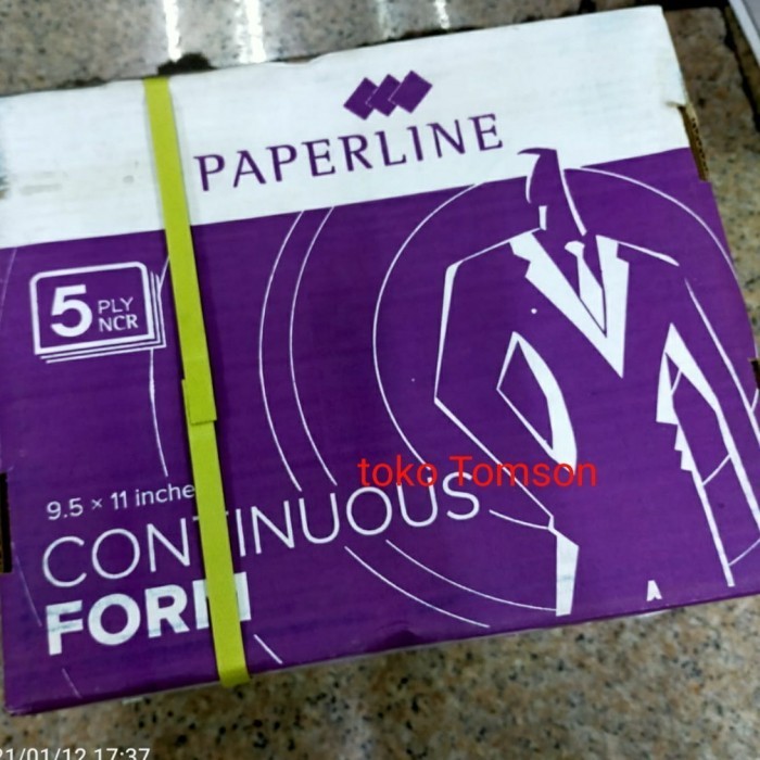 

Continous Form 9,5 X 11 - 5Ply (K5) Paperline Kertas Komputer