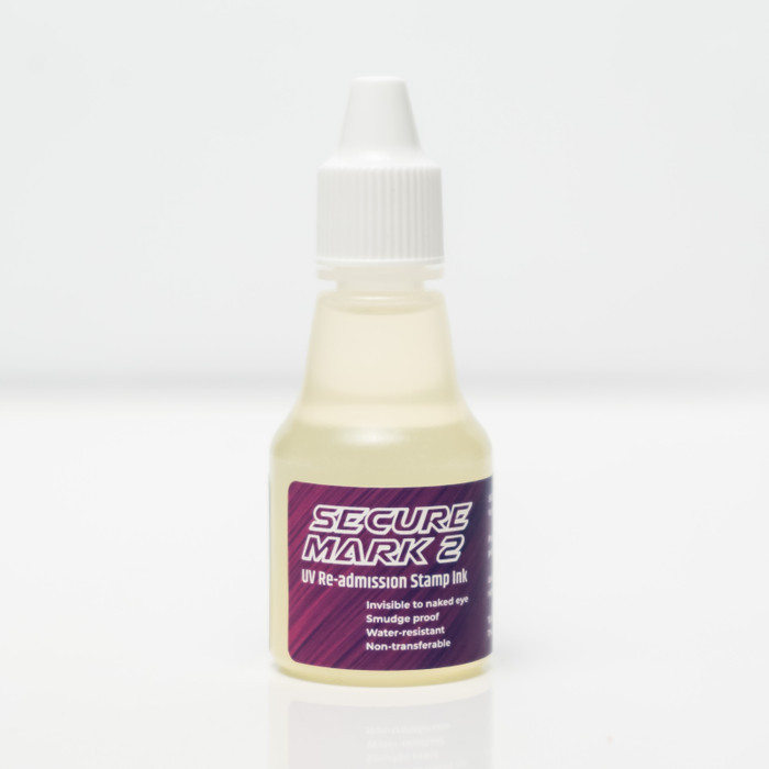 

Secure Mark 2 - Tinta Stempel Uv Permanen, Anti Air Ke Kulit Tangan