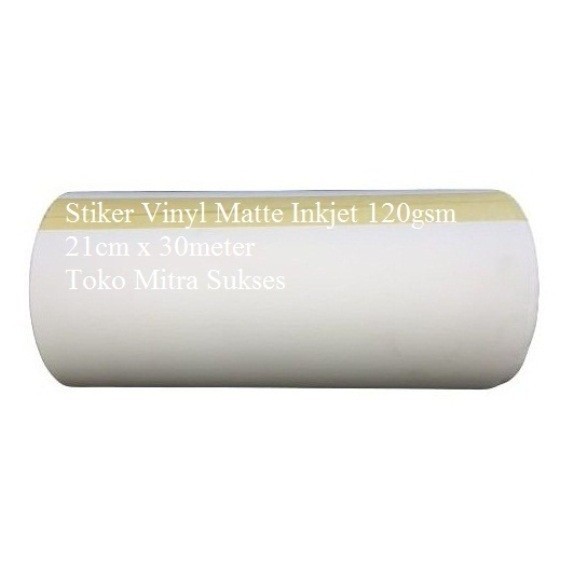 

Stiker Vinyl Matte Inkjet A4 Roll - 21Cm X 30M