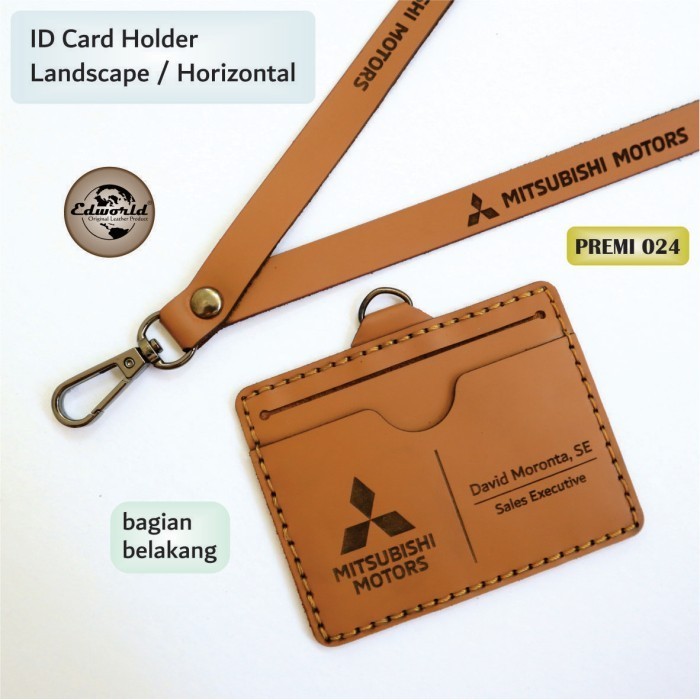 

Id Card Holder Model Landscape Kulit Asli Premium
