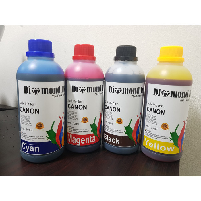 

Paket Tinta Canon Isi Ulang Diamond 500Ml Best Quality