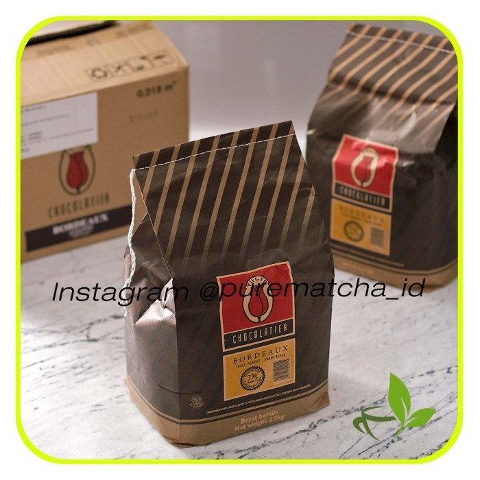 

Tulip Bordeaux Pure Dark Cocoa Powder Coklat Bubuk Cokelat 2,5Kg/1Sak