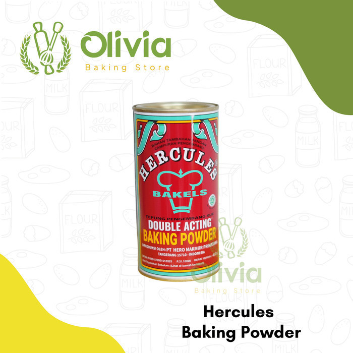 

Hercules Baking Powder Kaleng Double Acting 450 Gr