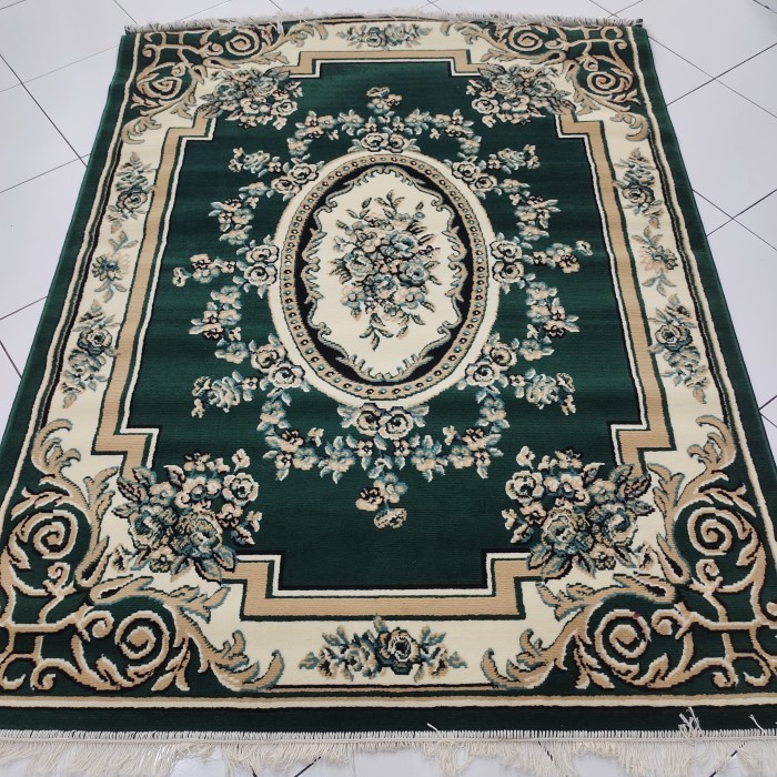 Karpet Permadani 160X210 Almaya Klasik 0175A Green Hijau