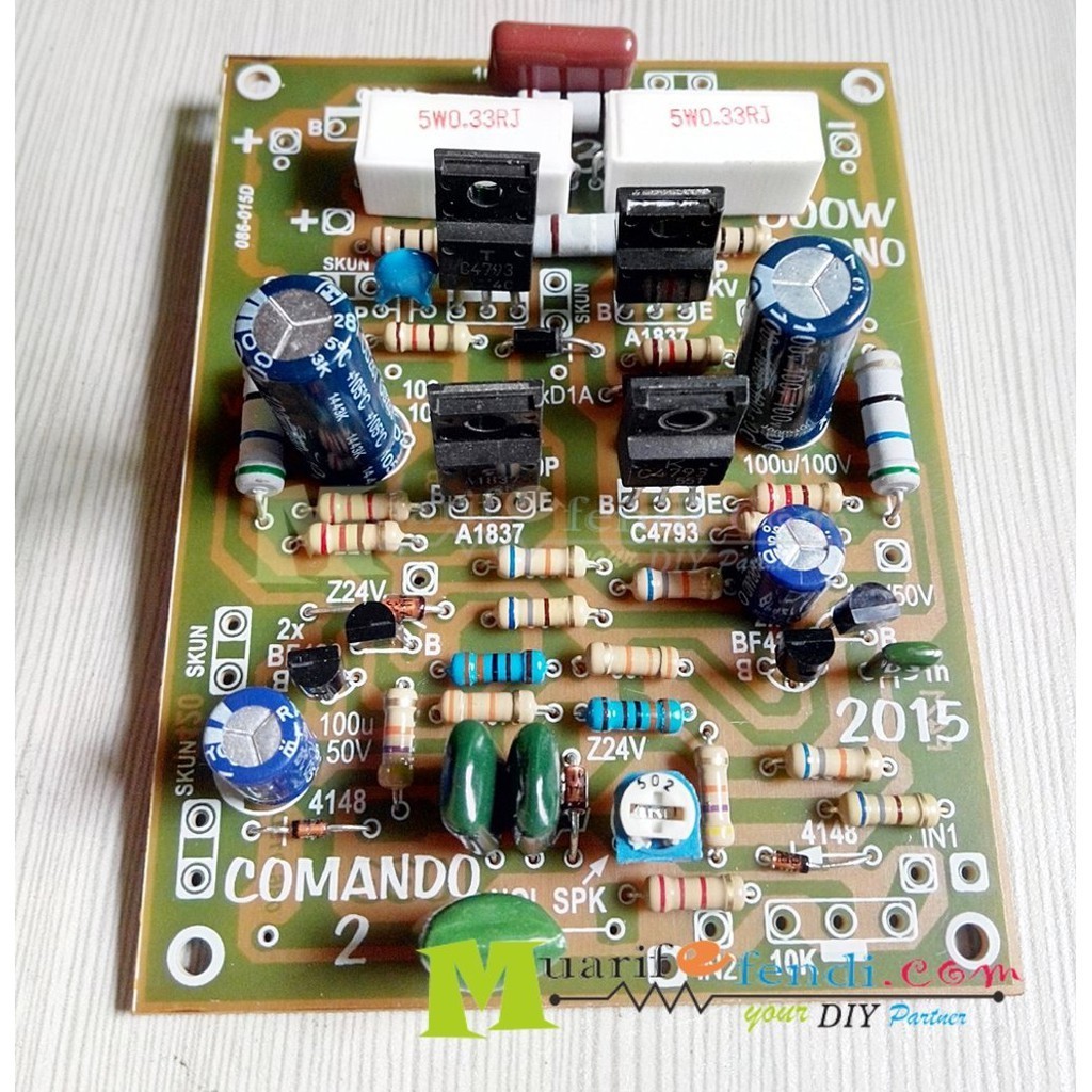 KIT Power Amplifier 600Watt MONO Comando 033