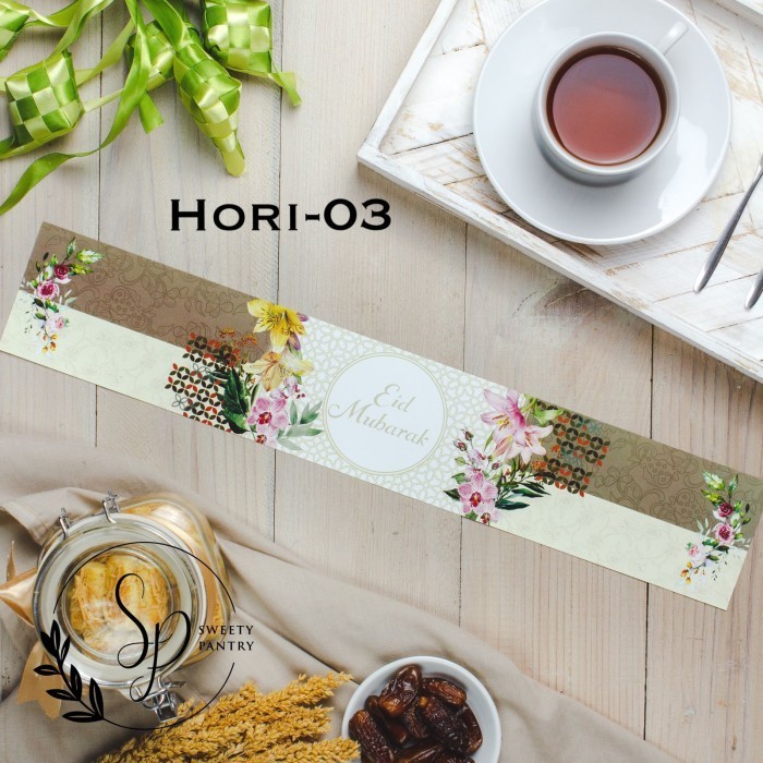 

Hori -Paperbelt Pita Toples Sleeve Parcel Hampers Lebaran Idul Fitri 1 009
