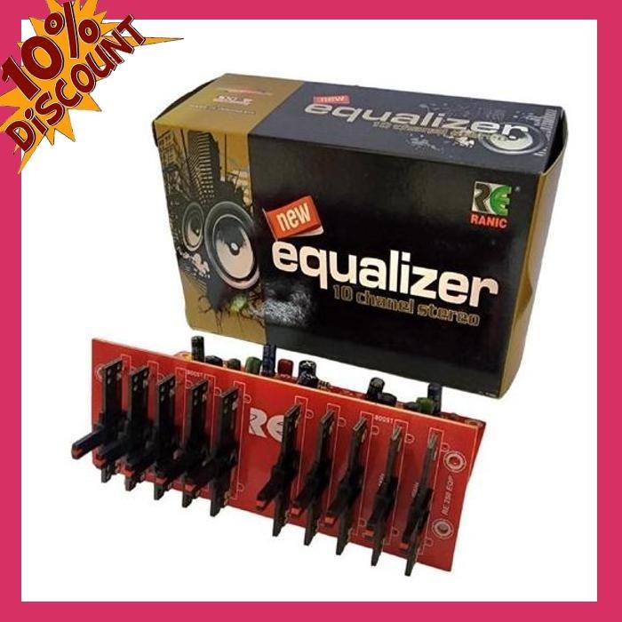 [AZK] KIT EQUALIZER 10 CHANNEL STEREO