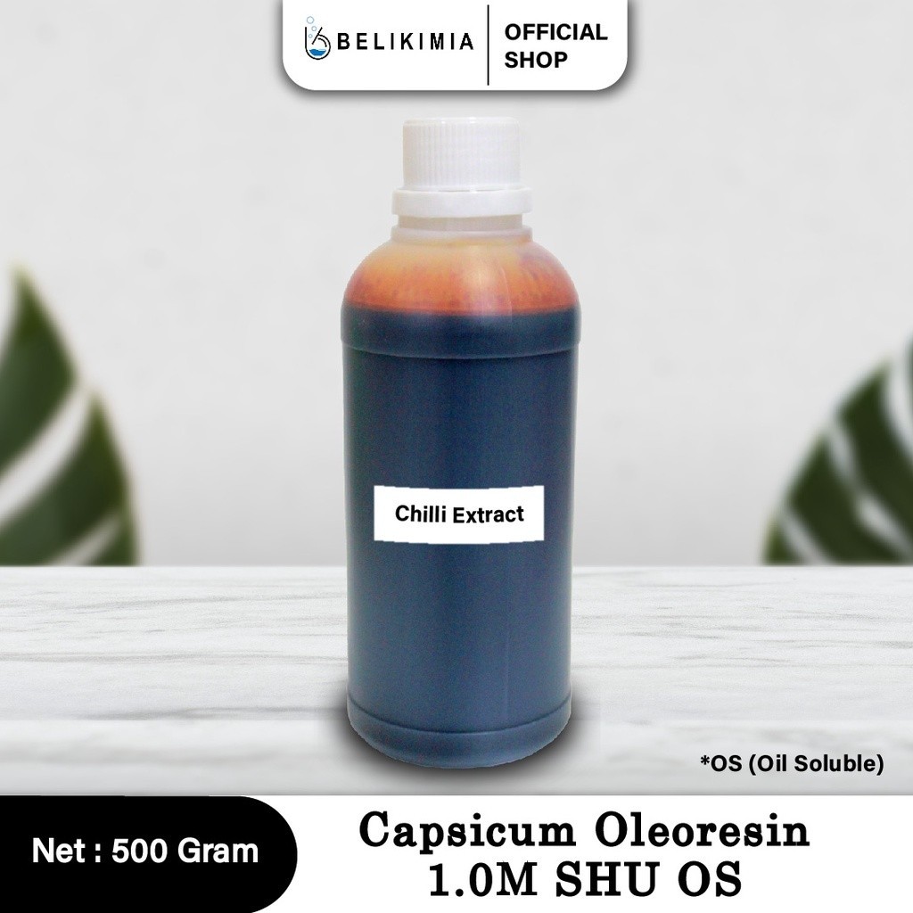 

Capsicum Oleoresin 1 Juta SHU Oil Soluble / Ekstrak Cabai / Chilli Extract - 500 Gram