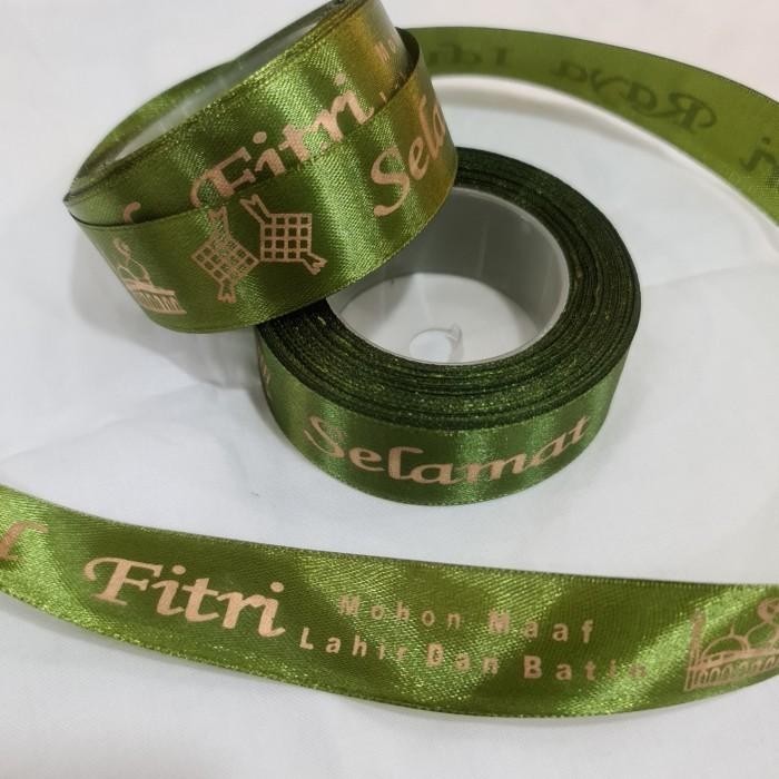 

Pita Satin Idul Fitri Per Roll 20Yard , Lebar 2.5Cm. 018