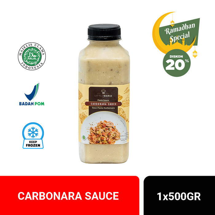 

Littlemaria Carbonara Sauce/Saus Carbonara 500G