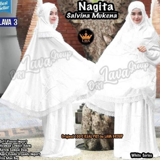 {MUKENA} Mukena dewasa jumbo mukena nagita slavina renda jumbo TERLARIS