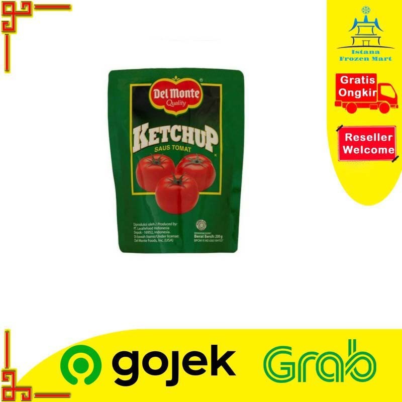 

Tomato Sauce DEL MONTE Saus Tomat Standing Pouch 200 GR
