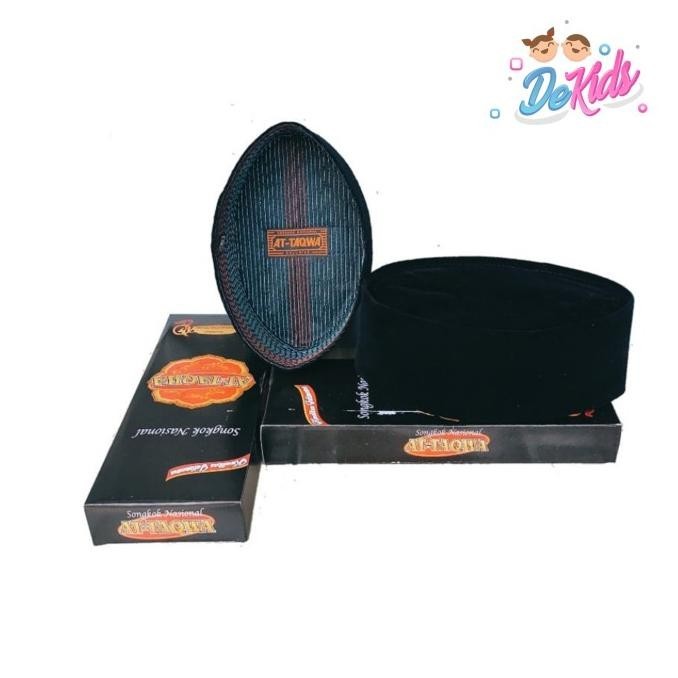 Peci Anak Hitam Polos / Songkok Anak Polos / Peci Laki-Laki Dewasa