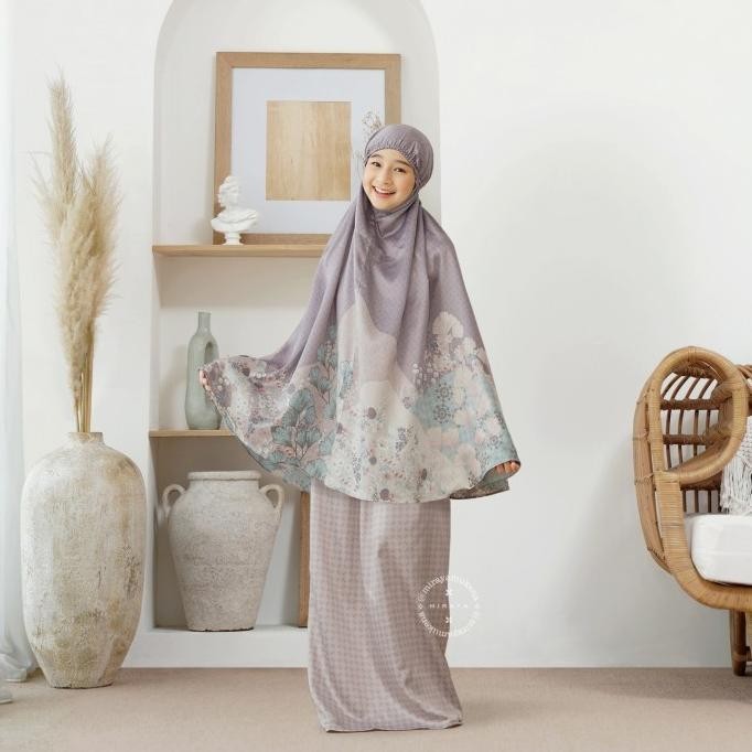 Mukena Travel Printing Anak Miraya