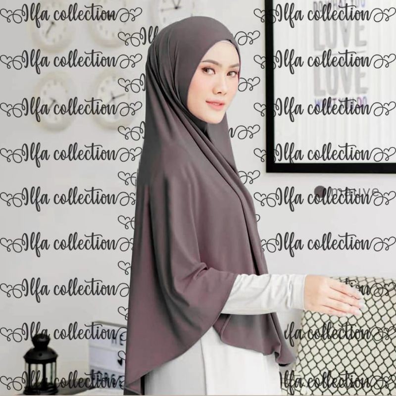 TDG JILBAB BERGO MALAY NON PET JUMBO JERSEY XL/ HAMIDAH NON PET XL UVD