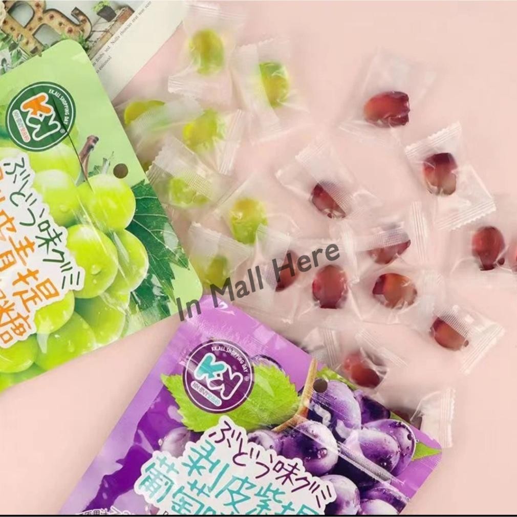 

Ready [Halal] Peeled Mango Gummy Purple Grape Green Strawberry Lychee Peach Fudge Permen Jeli Kupas Gummies Karet Cemilan Candy Kunyah Kelupas Permen Tali Anggur Stoberi Mangga Persik Leci Imh 006 Murah