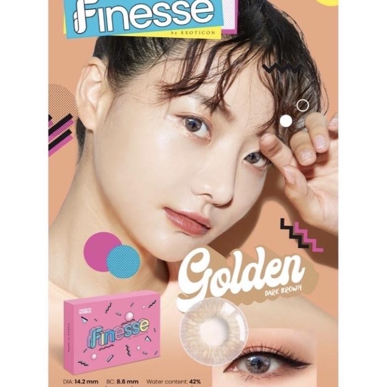 Promo Ramadhan Softlens Finesse By Exoticon Minus (3,00 - 6,00) Dia 14,2Mm Bayar Ditempat