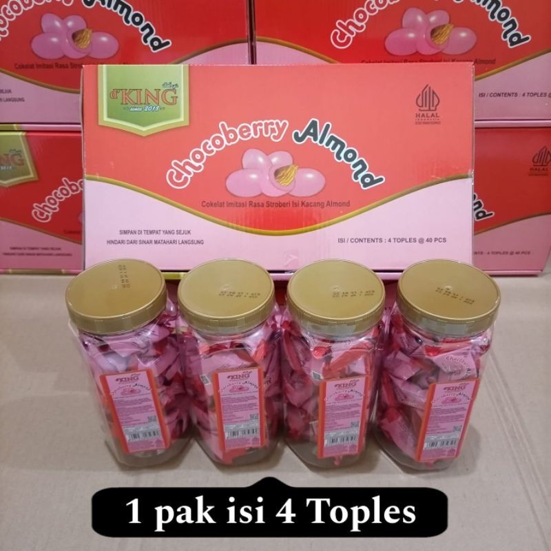 

1 dus isi 4 Toples Chocoberry Almond d'KING