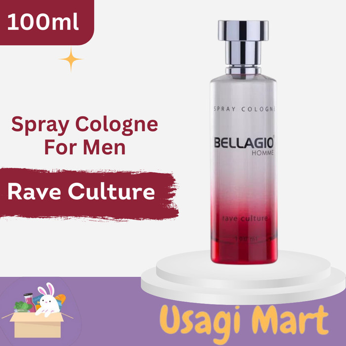 Spray 100 Ml Rave Culture Red Merah Parfum 100Ml