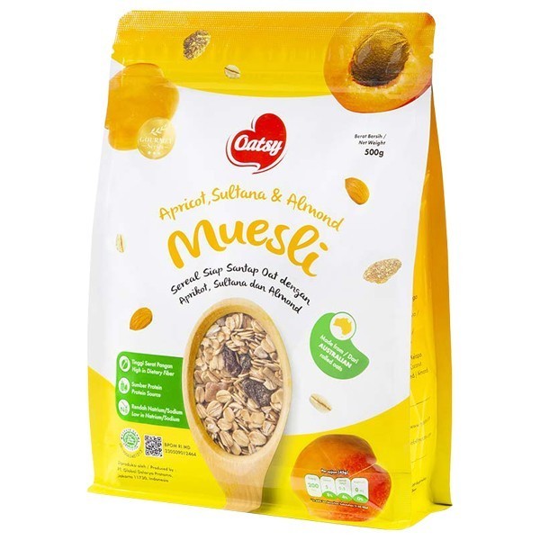 Oatsy Apricot Sultana & Almond Muesli 500 G
