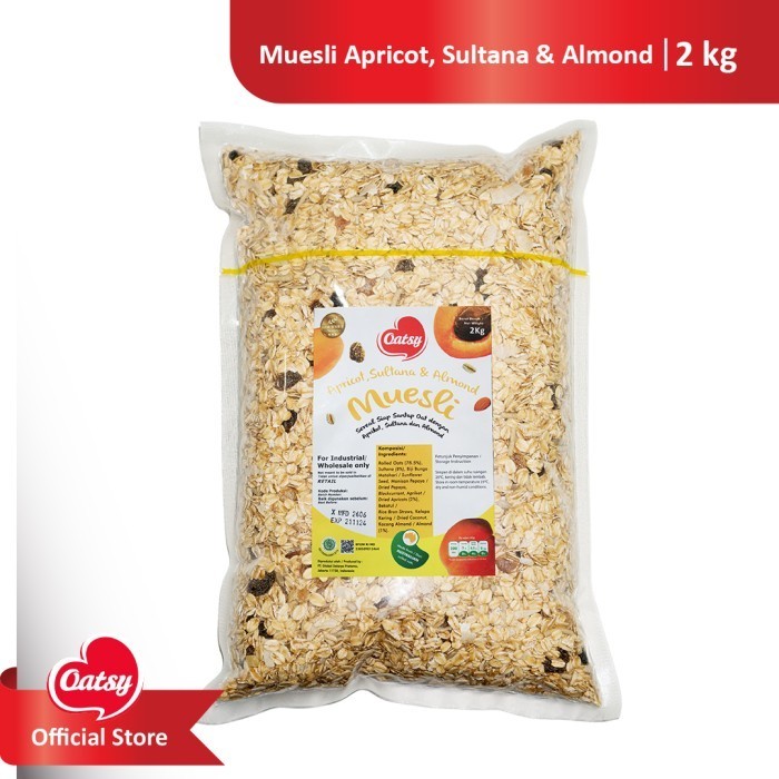 Oatsy Muesli Apricot, Sultana & Almond 2Kg
