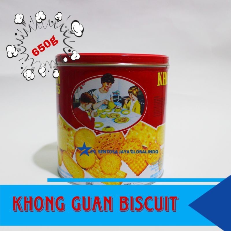 

Khong Guan Biscuit Kaleng Red Ni 650