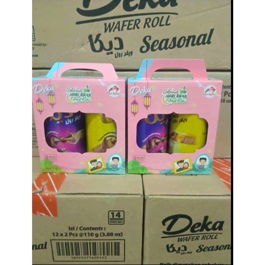 

Deka Wafer Roll Lebaran Idul Fitri Karton