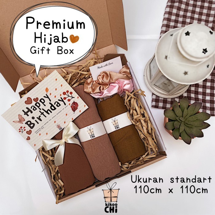 

Hijab Gift Box - Hadiah Kado Ulang Tahun Wanita Pacar Istri Hampers