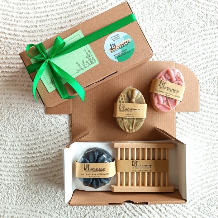 

Special Hampers Gift Set Natural Handmade Soap Sabun Alami 02