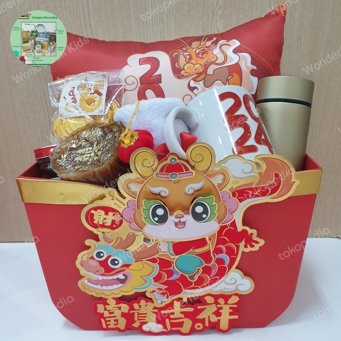 

Hampers Premium Cny Imlek 2024 Ready Stok/Hampers Imlek Naga Ready