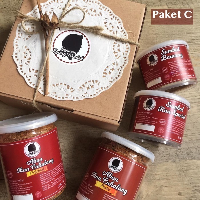 

Parsel Hampers Bingkisan Sambal Jajanan Eyang Wiwiek (Paket C)