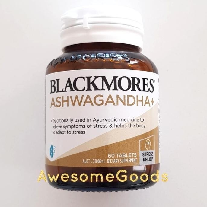 NEW- Blackmores Australia Ashwagandha+ 60 Tablets SALE