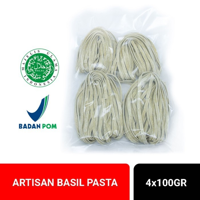 

Handmade Artisan Pasta - Basil And Spinach Pasta 400G