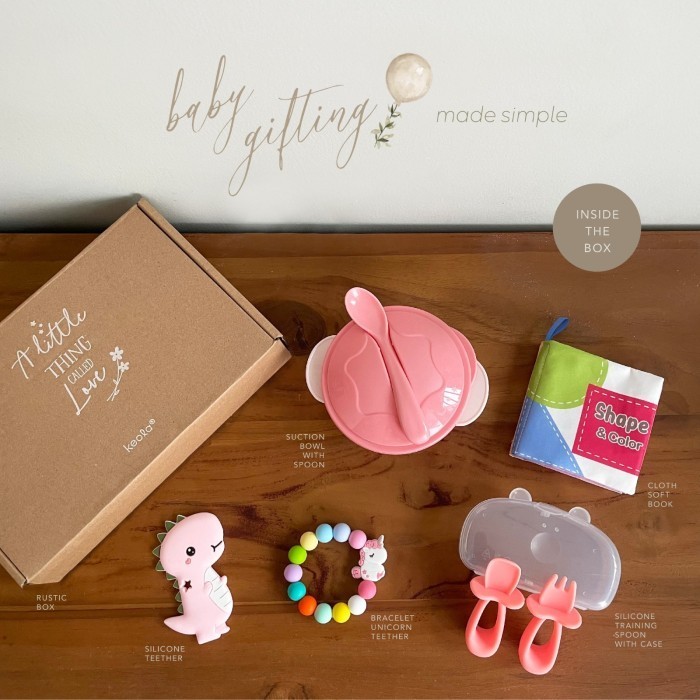 

Keola 05Pcs Baby Gift Set Mpasi Premium / Baby Gifting / Baby Hamper
