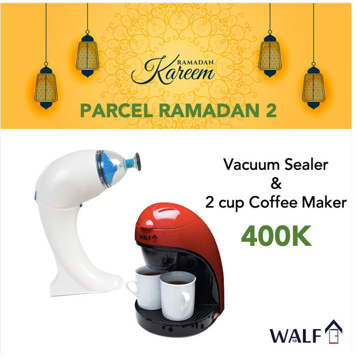 

Parsel Ramadan 2: Mesin Kopi + Alat Vakum Baju / Makanan Walf Hampers