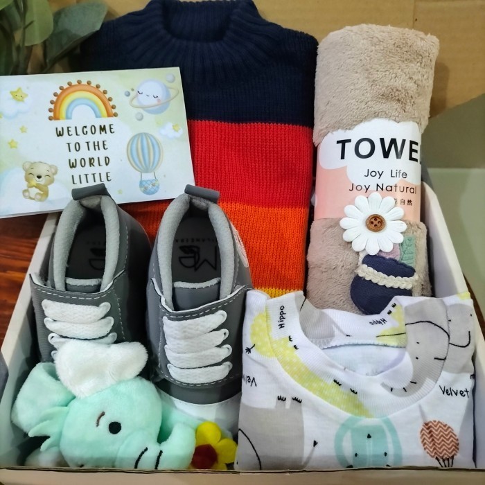 

Hampers / Gift Box / Kado Bayi Anak Laki-Laki - Hbbl 1