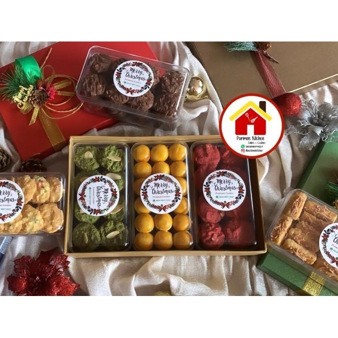 

Hampers Paket A Kue Kering Premium Natal Christmas Isi 3