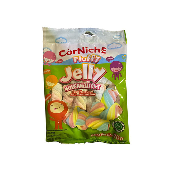 

CORNICHE FLUFFY JELLY MARSHMALLOW 70GR