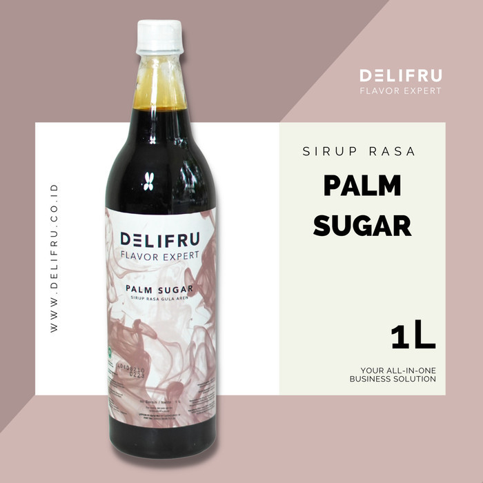 

Delifru Syrup Palm Sugar - Sirup Gula Aren / Palem 1 Liter