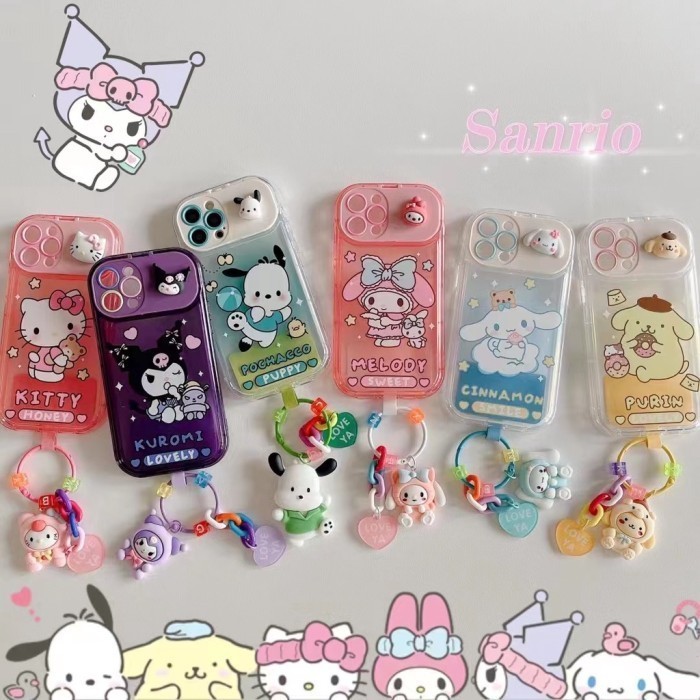 Marwa - Case Cinnamoroll Kuromi Casing Iphone 14 13 12 11 Pro Max X Xr Xs Max